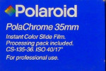 Polaroid Polachrome CS ISO 40 film packaging