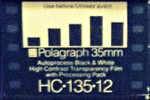 Polaroid Polagraph HC – ISO 400 film packaging