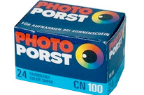 Agfa Porst Color CN100 (Super CN on back of the box) PorstColo... film packaging