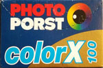 Porst Photo Porst Color X 100 film packaging