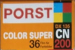 Konica Porst Color Super CN 200 SCN200 film packaging