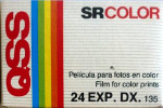 QSS SR color ISO 100 srcolor film packaging