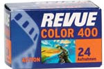 Agfa Revue Color 400 Action film packaging