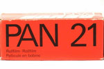 Gevaert Revue Pan 21 B&W film packaging