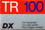 Revue Color TR100 film packaging