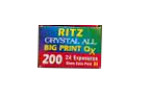 Ritz Crystal Big Print 200 QX200 film packaging