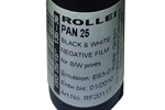 Rollei Pan 25 V1 film packaging