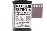 Rollei Retro 100 (Maco photo emulsion 706 – RR1011) – exp 2012 film packaging