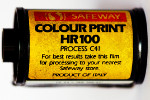 Ferrania Safeway HR100 (Vons) film packaging