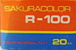 Konica Sakuracolor R-100 film packaging