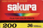 Ferrania Sakura International – Film for color print ISO 200 film packaging