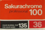 Konica SakuraChrome 100 film packaging