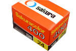 Konica Sakuracolor 400 film packaging