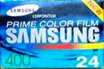 Kodak Samsung Prime Color Film 400 New film packaging