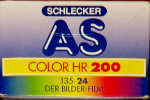 Agfa Schlecker Fotoland AS Color HR200 film packaging