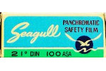 Seagull Panchromatic Safety Film ISO 100 film packaging