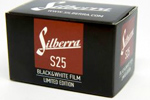 Agfa Silberra S25 B&W Limited Edition film packaging