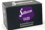 Silberra U400 B&W film packaging