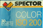 Spector Color ISO 200 (Blue box) film packaging