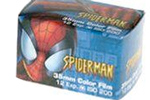 Marvel Spiderman Film ISO 200 film packaging