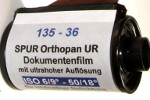 Agfa SPUR Orthopan UR 135 / 120 film packaging