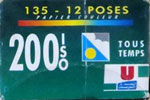 Super U 200 ISO Tous temps (green box) film packaging