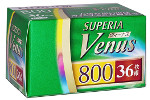 Fujifilm FUJICOLOR SUPERIA VENUS 800 film packaging