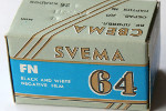 Svema FN-64 80 ASA (?) New Version Свема ФН-64 B&W ФН64 film packaging