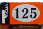 Tasma 125 (Orange & black box) тасма 125 film packaging