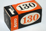 Tasma foto 130 (Orange & black box) тасма Фото130 foto130 film packaging