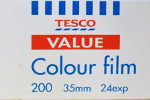 Ferrania TESCO Value Colour 200 film packaging