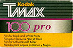 Kodak T-MAX 100 Pro Film film packaging
