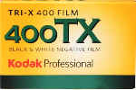 Kodak Professional Tri-X 400 400TX Green Letters film packaging