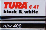 Agfa Tura Black & White B/W 400 C41 &W C-41 BW400 film packaging