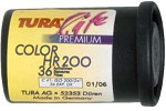 Agfa Tura Turacolor Life Premium HR200 film packaging