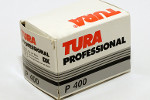 Agfa Tura Professional P400 B&W ISO 400 film packaging