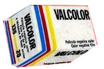 Valca Valcolor (first version) film packaging