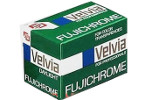 Fujifilm FUJICHROME VELVIA RVP film packaging