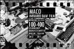 Rollei Whatevergraphy Maco Ifrared B&W film 100-400 WLAB film packaging