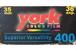 York Color ISO 400 film packaging