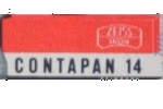 Gevaert Zeiss Ikon Contapan 14 B&W film film packaging