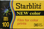 Agfa Starblitz NEW Color 100 film packaging