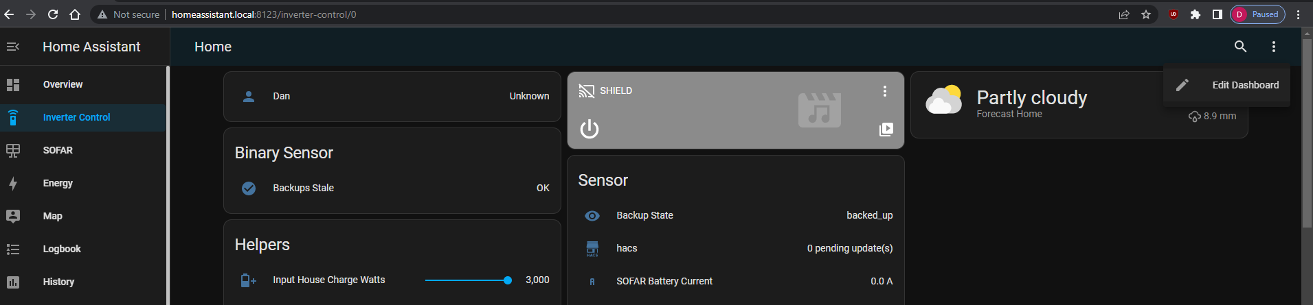 Edit Dashboard 2