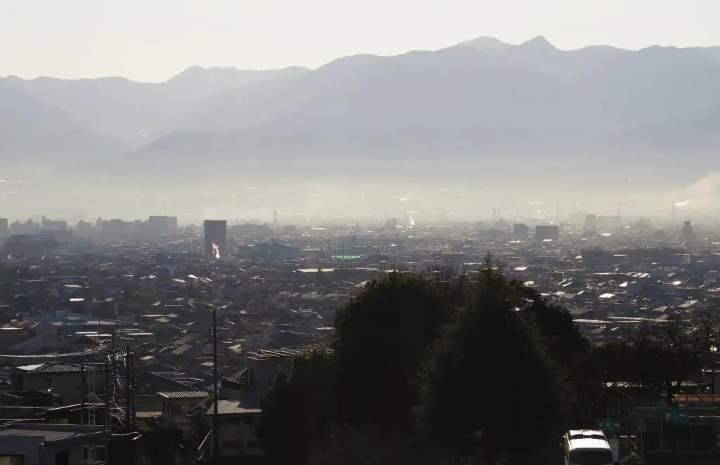 Mt. Fuji 富士山 from Kofu 甲府