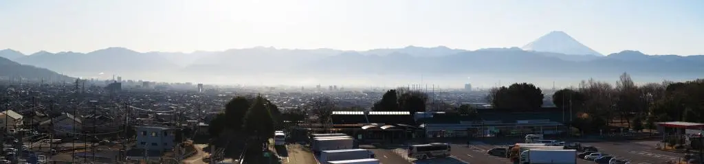 Mt. Fuji 富士山 from Kofu 甲府