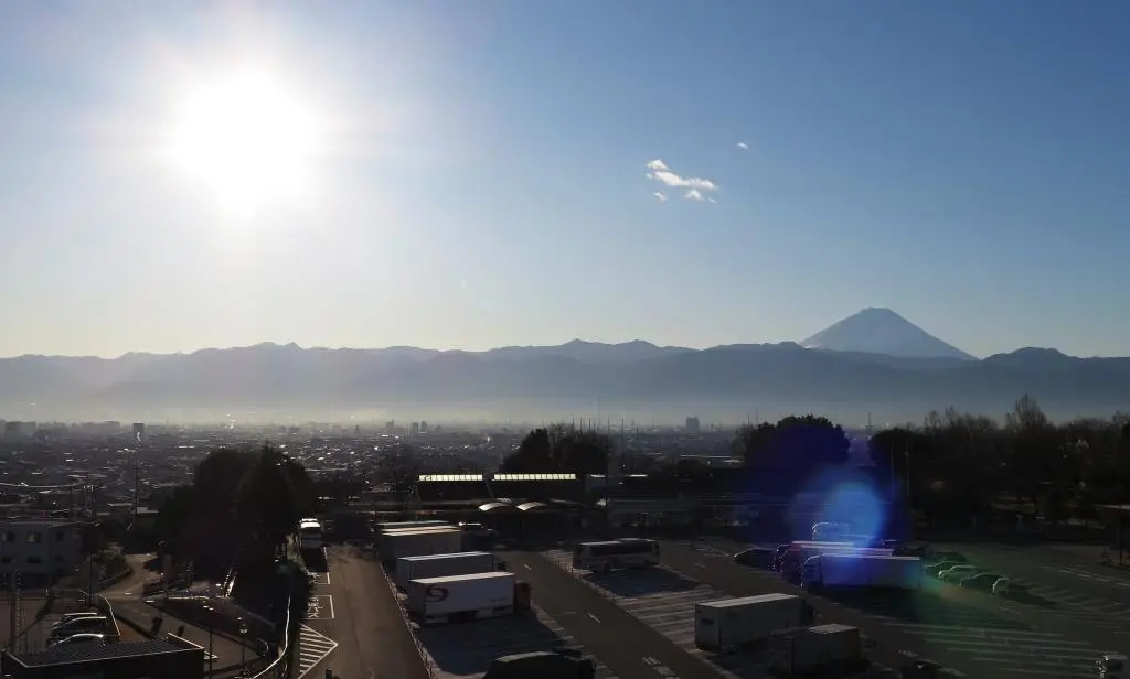 Mt. Fuji 富士山 from Kofu 甲府