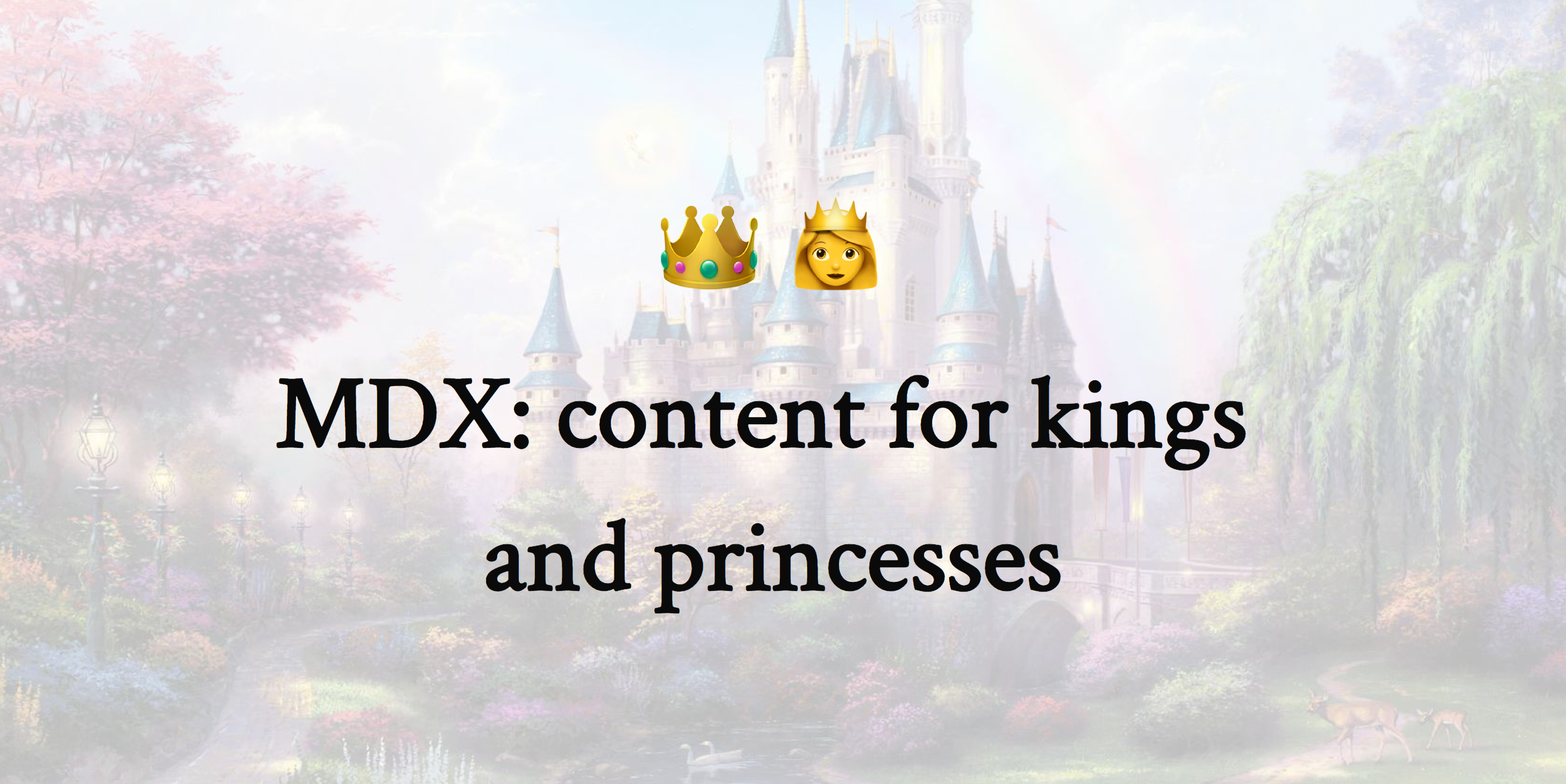 MDX fairy tale slide