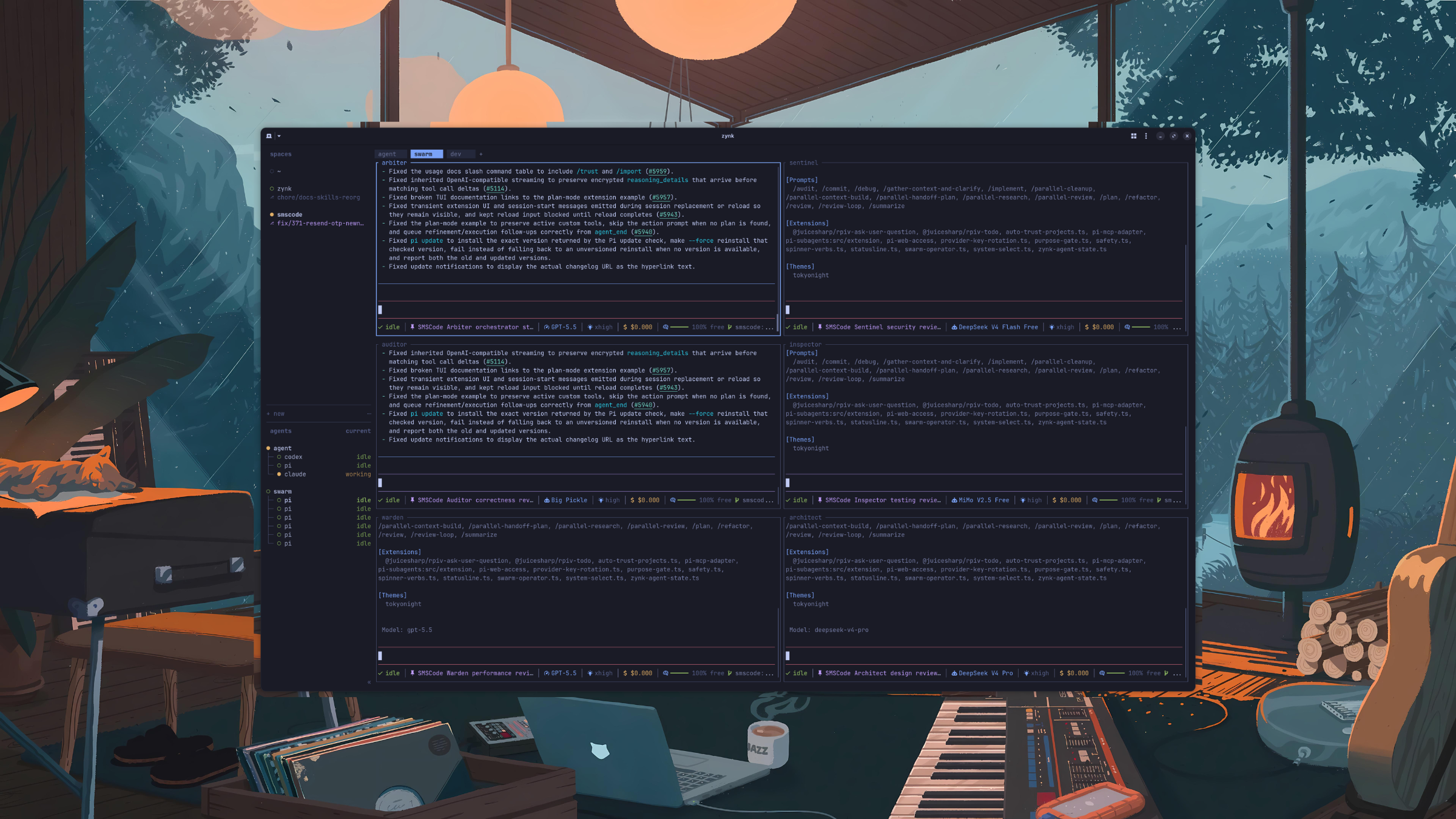 zynk — terminal-native command center for AI agents