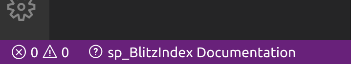 Link to Documentation for sp_BlitzIndex