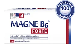Magne B6 Forte lek z magnezem w postaci tabletek powlekanych, 60 tabletek, do kupienia w aptece internetowej.